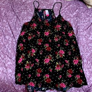 Rose tank top
